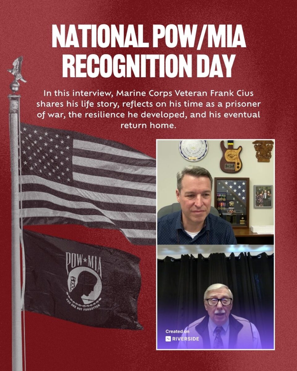 Marine Corps Veteran Frank Cius shares his powerful story