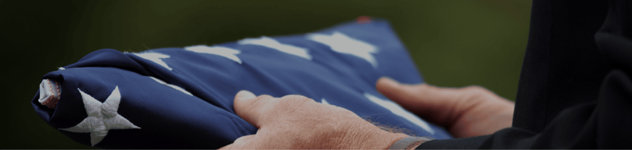 Team: A folded American Flag